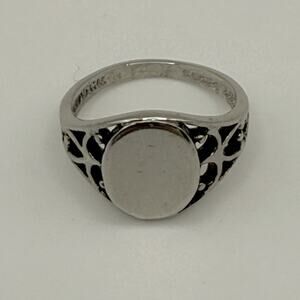 Lind Sterling Silver Ring Engravable Thailand Size 5